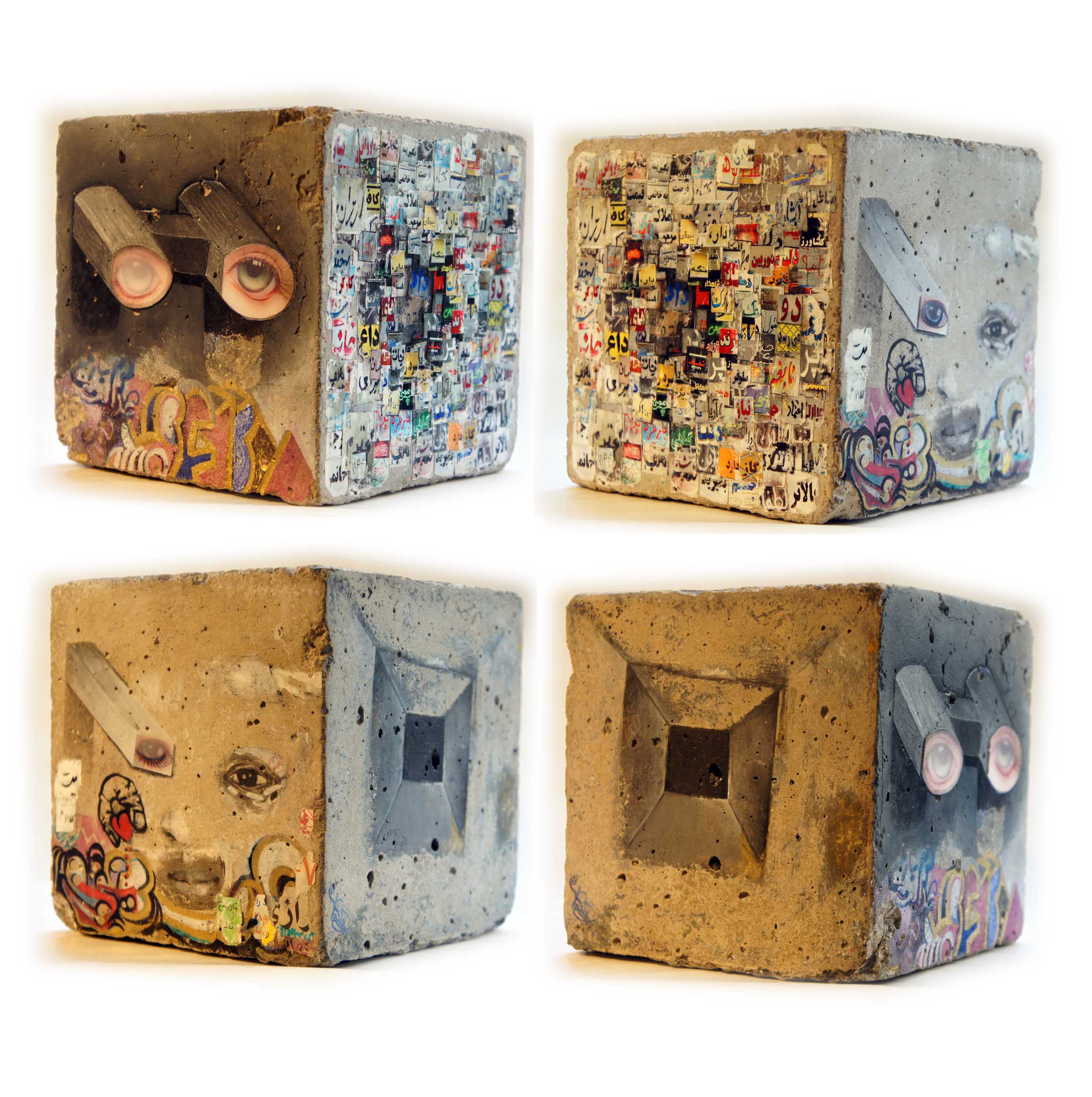 پرسه های وارونه – نمایشگاه الهیار نجفی گالری آران (مینا فشنگچی)