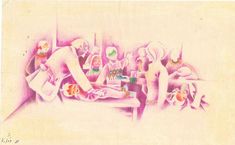 آثار نقاشی و طراحی هنرمند پیشکسوت :حسین قره‌گوزلو